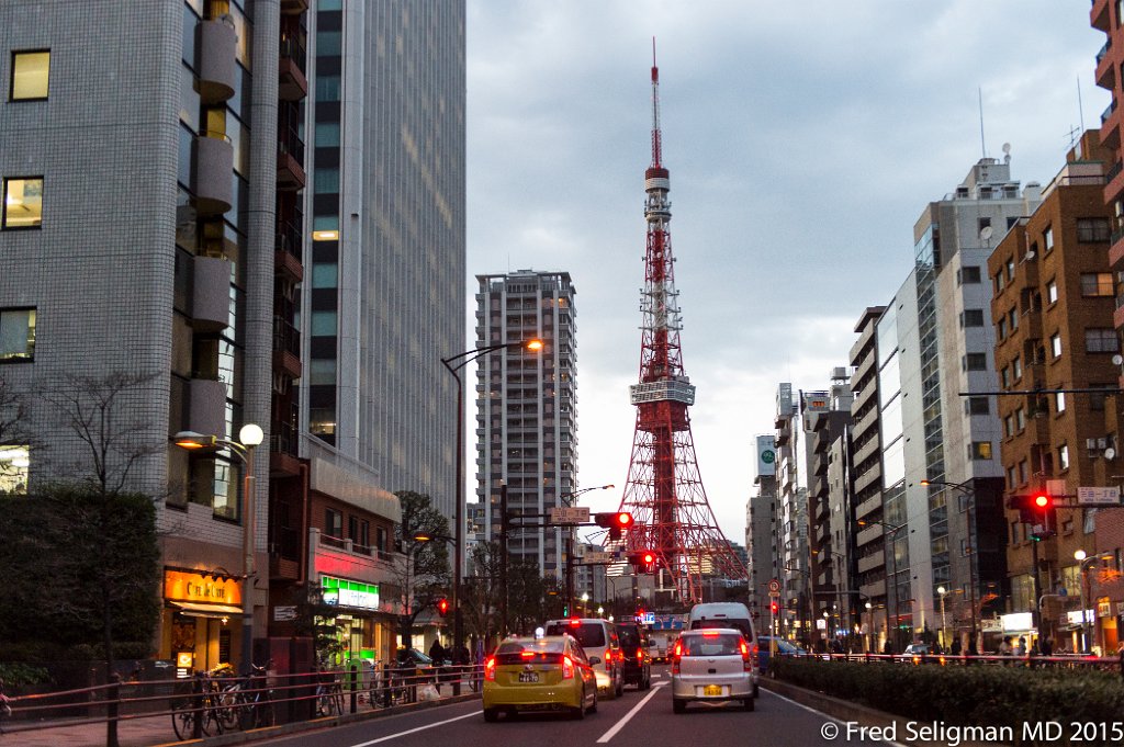 20150310_174152 D4S.jpg - Tokyo Tower is a communications and observation tower.  Built 1958.  1100 feet (2nd tallest in Japan)